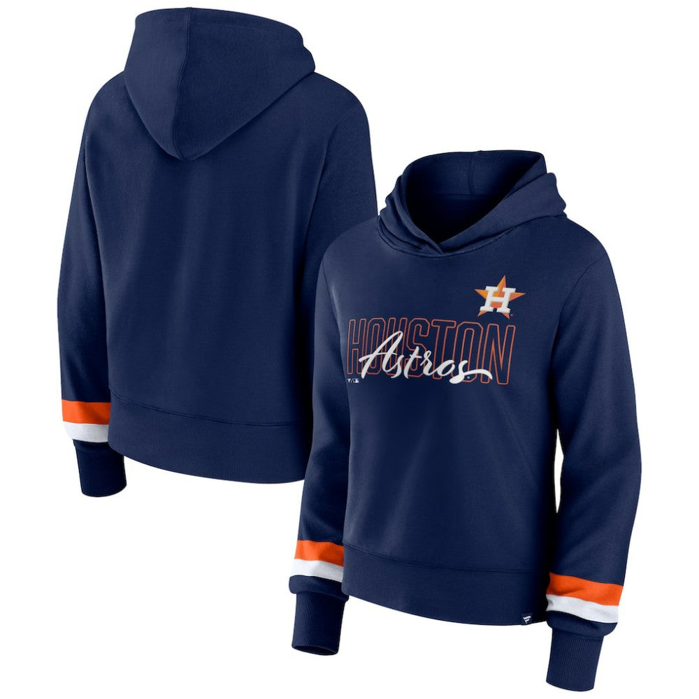 Houston Astros Fanatics Women's Over Under Pullover Hoodie | MLB On Sale