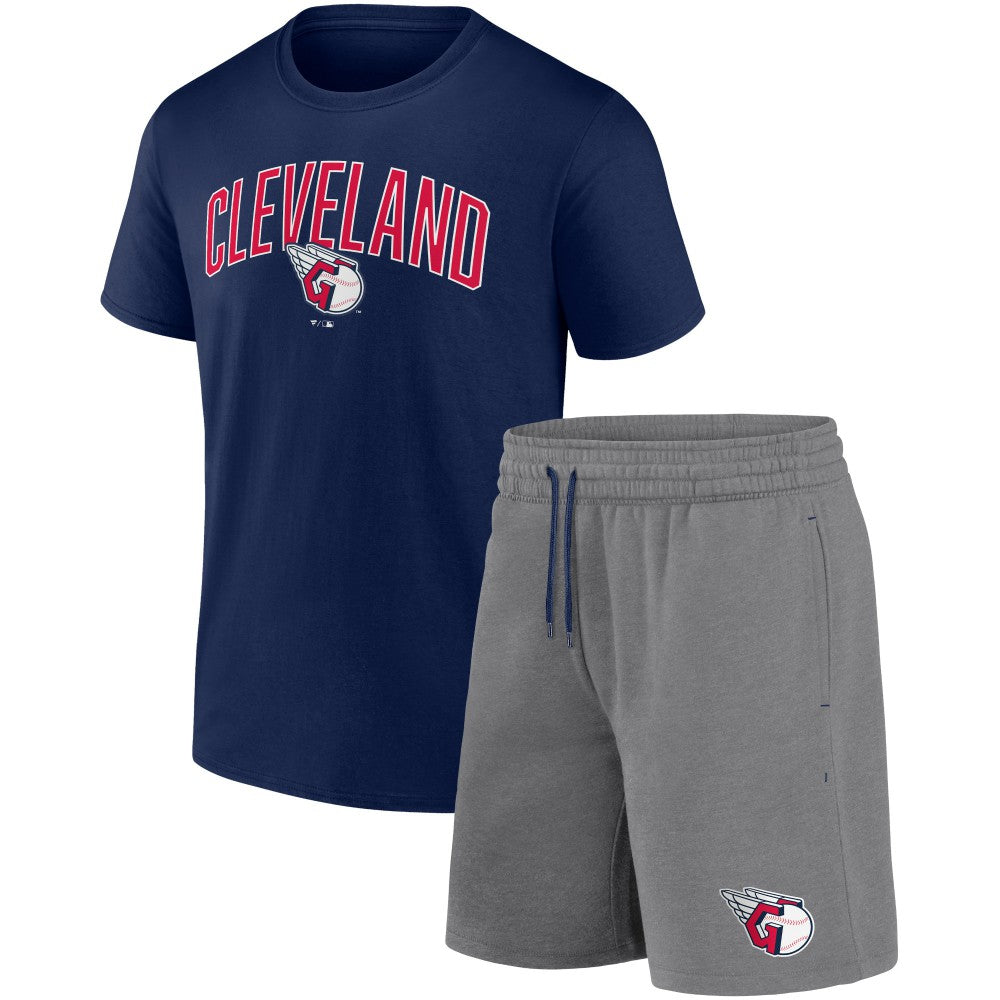 Cleveland Guardians Fanatics Arch T-Shirt & Shorts Combo Set | MLB Sale