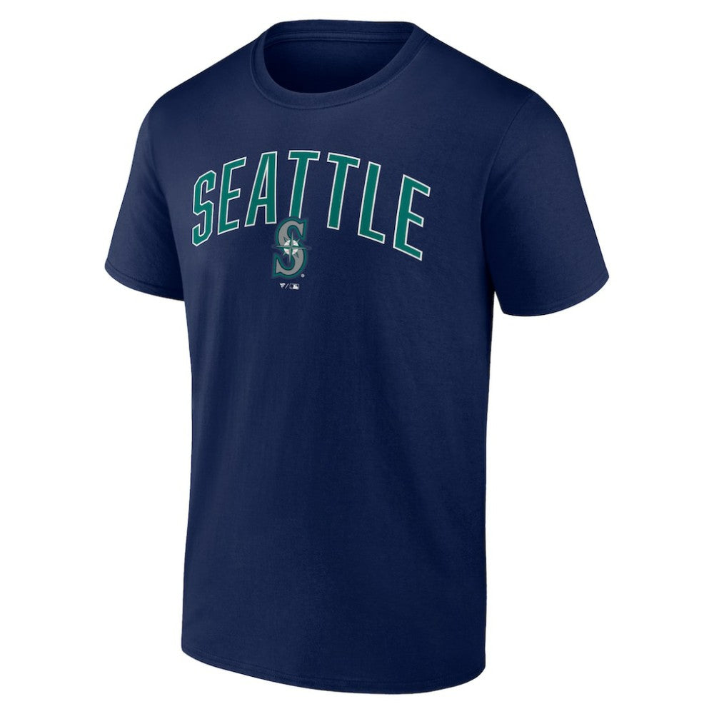 Seattle Mariners Fanatics Arch T-Shirt & Shorts Combo Set | MLB Discount