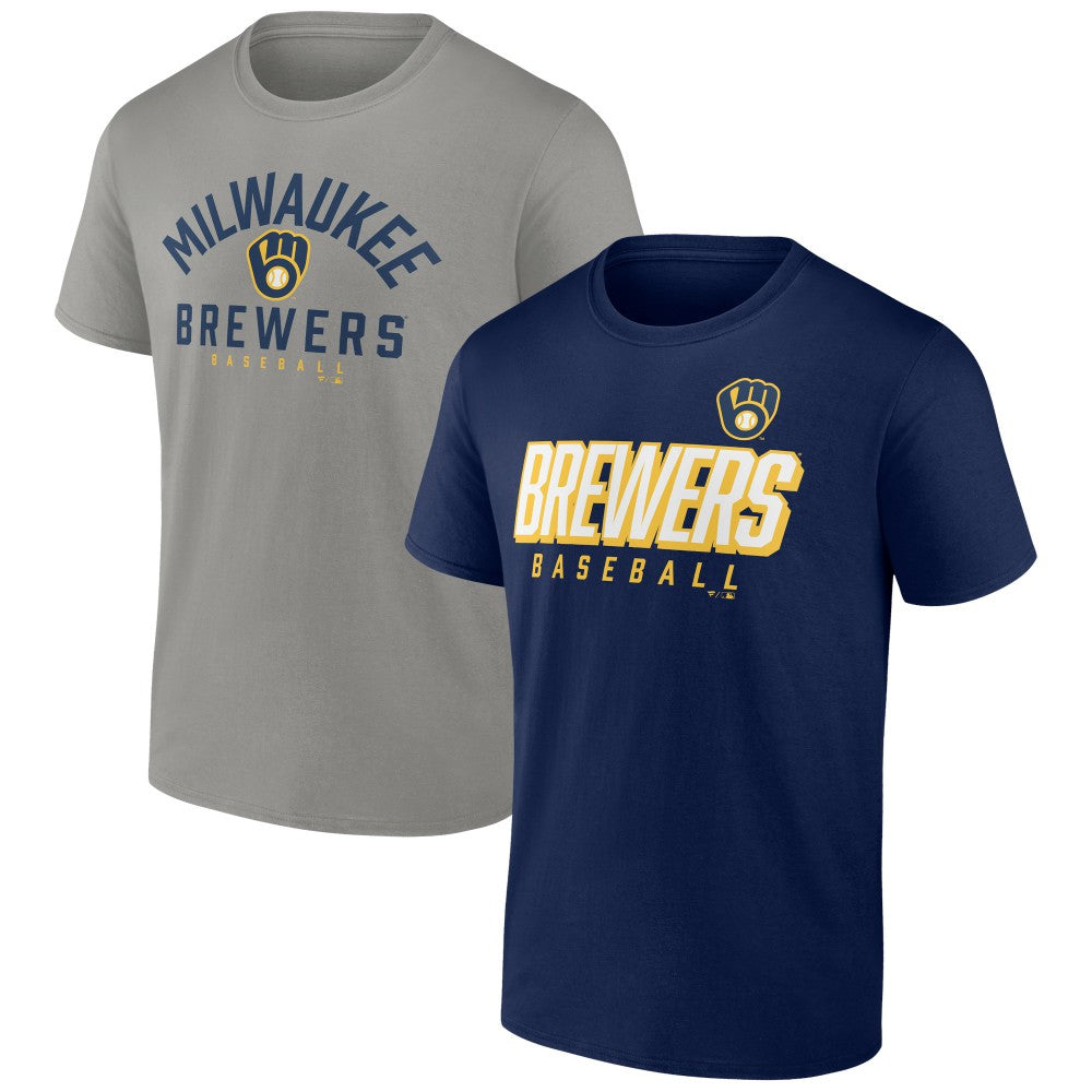 Milwaukee Brewers Fanatics Player Pack T-Shirt Combo Set | MLB New