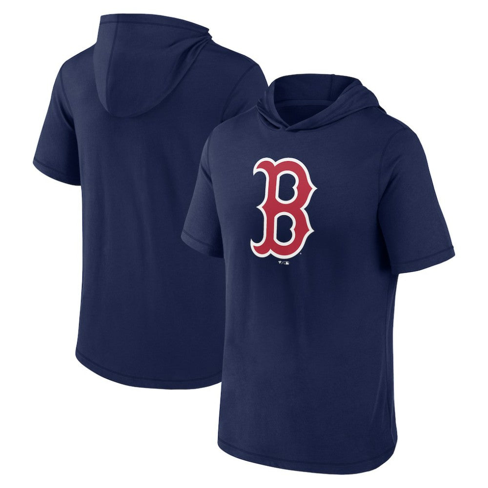 Boston Red Sox Fanatics Short Sleeve Hoodie T-Shirt | MLB Sale