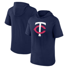 Minnesota Twins Fanatics Short Sleeve Hoodie T-Shirt | MLB New