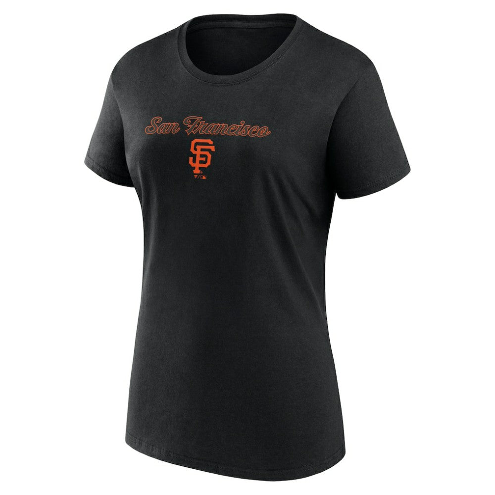 San Francisco Giants Fanatics Women's Script T-Shirt & Shorts Combo Set | MLB Sale
