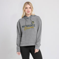 Milwaukee Brewers Fanatics Women's Script Favorite Lightweight Pullover Hoodie | MLB For sale