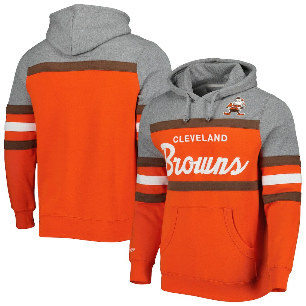 Cleveland Browns Mitchell & Ness Head Coach Pullover Hoodie