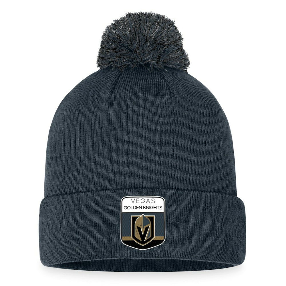 Vegas Golden Knights Fanatics 2023 NHL Draft Cuffed Knit Hat with Pom Outlet