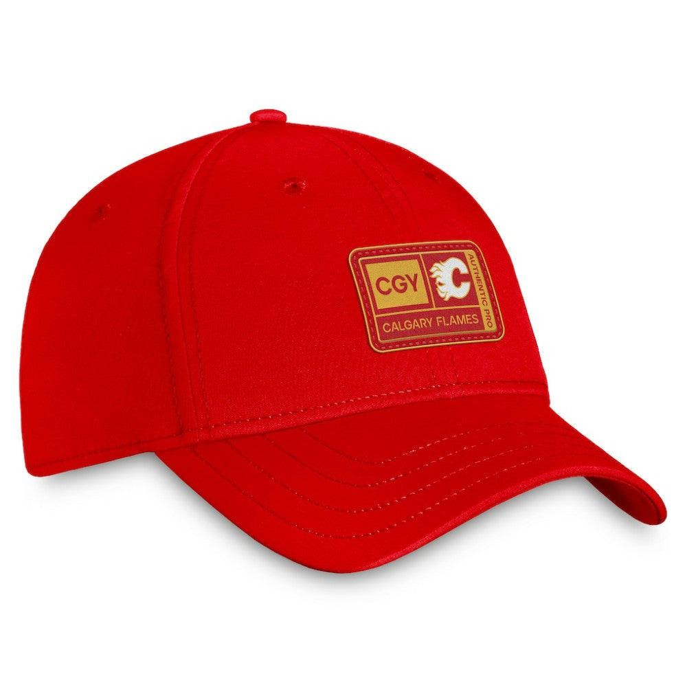 Calgary Flames Fanatics Authentic Pro Training Camp Flex Hat – Red Sale