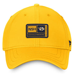 Nashville Predators Fanatics Authentic Pro Training Camp Flex Hat – Gold For Sale