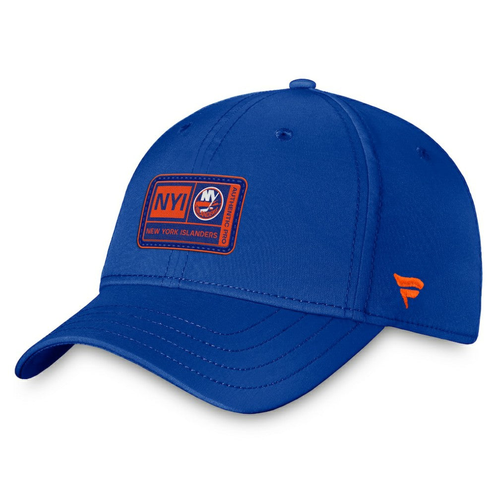 New York Islanders Fanatics Authentic Pro Training Camp Flex Hat – Royal On Sale