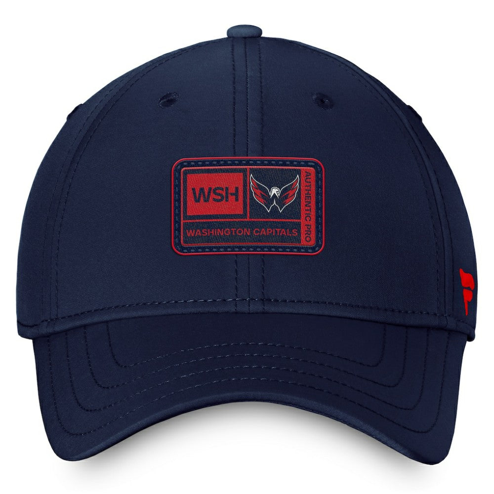 Washington Capitals Fanatics Authentic Pro Training Camp Flex Hat – Navy Discount