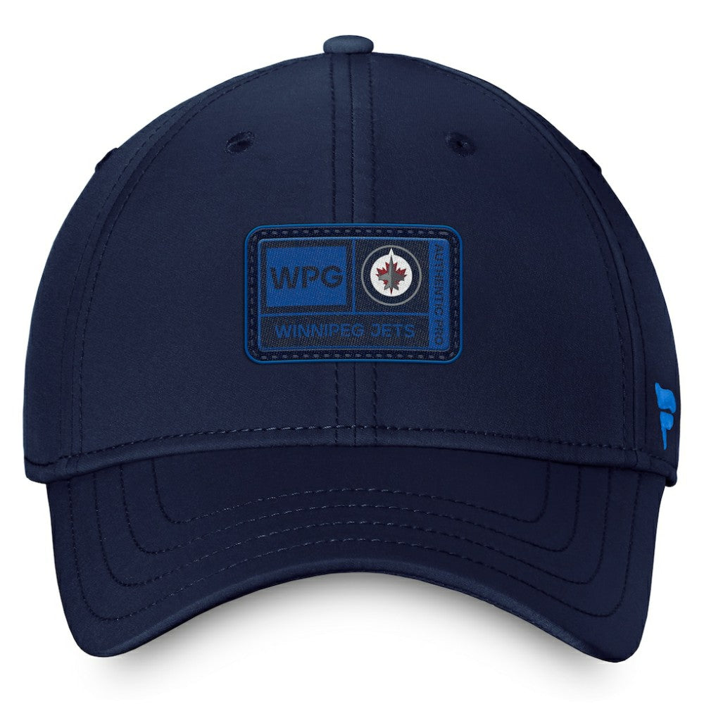 Winnipeg Jets Fanatics Authentic Pro Training Camp Flex Hat – Navy Online