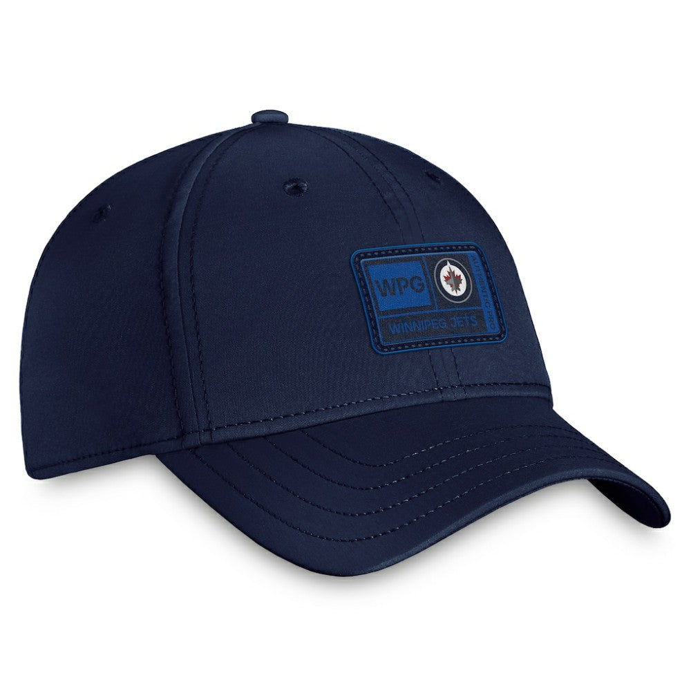 Winnipeg Jets Fanatics Authentic Pro Training Camp Flex Hat – Navy Online