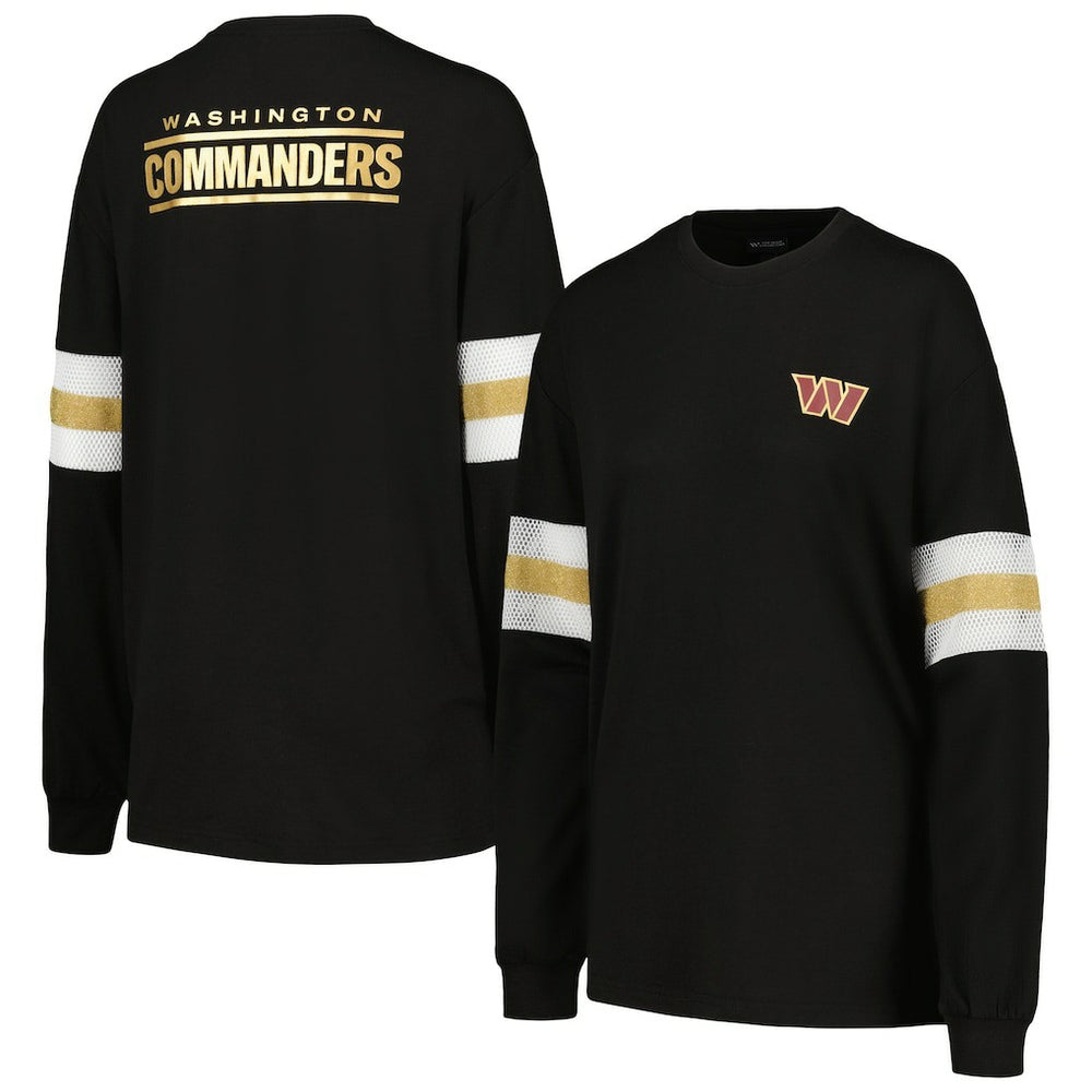 Washington Commanders  The Wild Collective Women's Long Sleeve T-Shirt