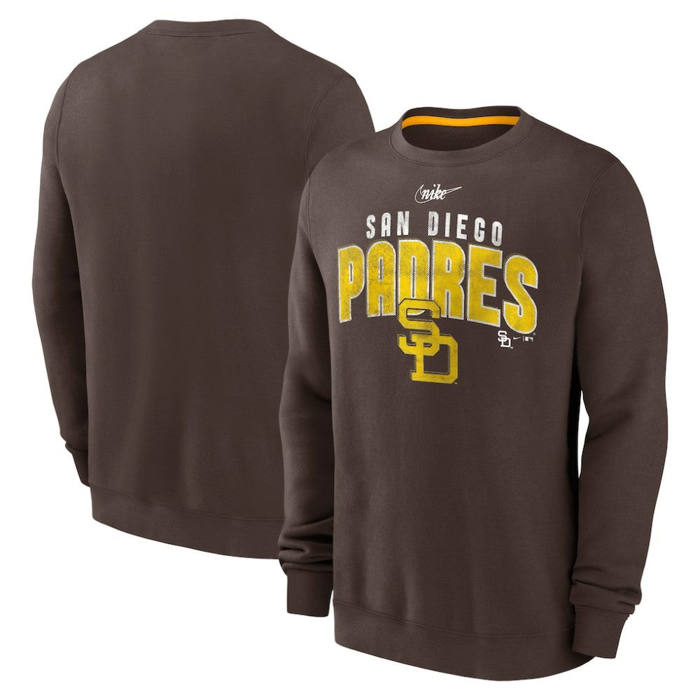 San Diego Padres Nike Cooperstown Collection Team Shout Out Pullover Sweatshirt | MLB New
