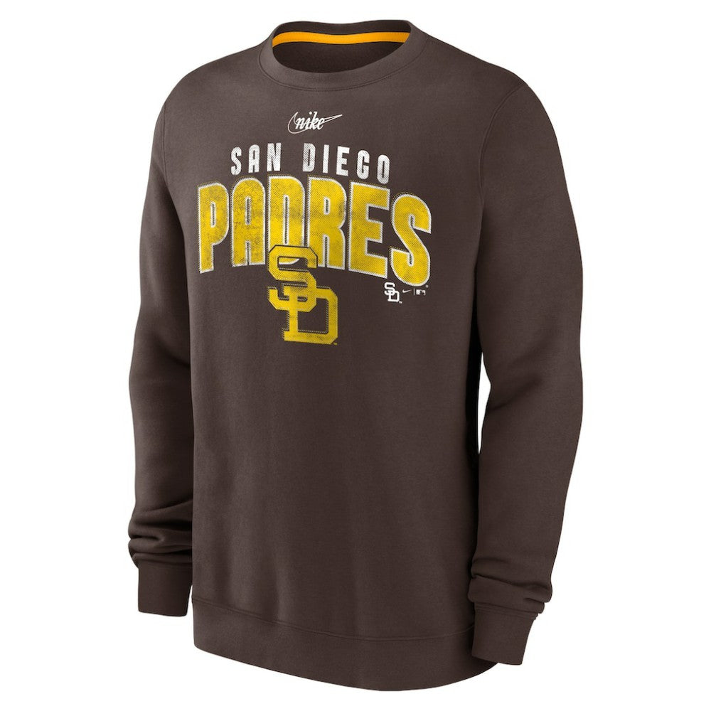 San Diego Padres Nike Cooperstown Collection Team Shout Out Pullover Sweatshirt | MLB New
