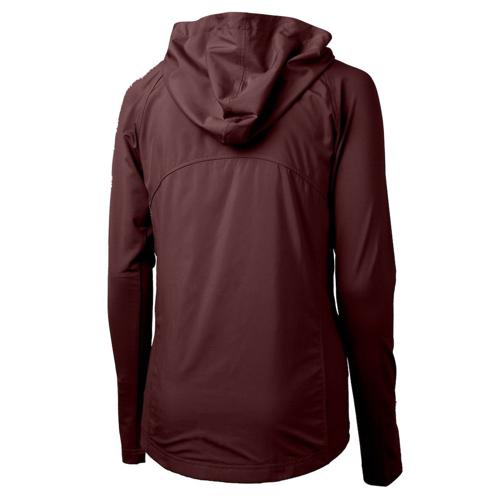 Washington Commanders  Cutter & Buck Women's Adapt Eco Knit Hybrid Recycled Full-Zip Hoodie
