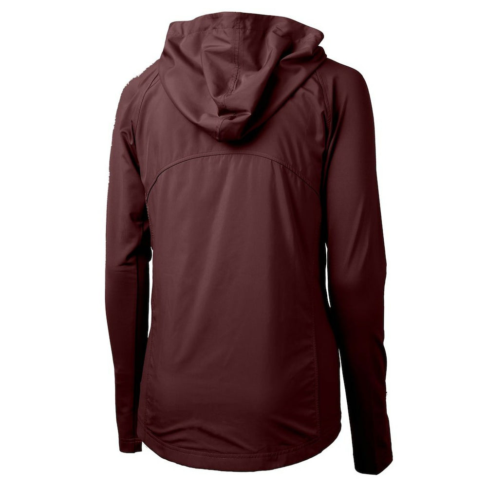 Washington Commanders  Cutter & Buck Women's Adapt Eco Knit Hybrid Recycled Full-Zip Hoodie
