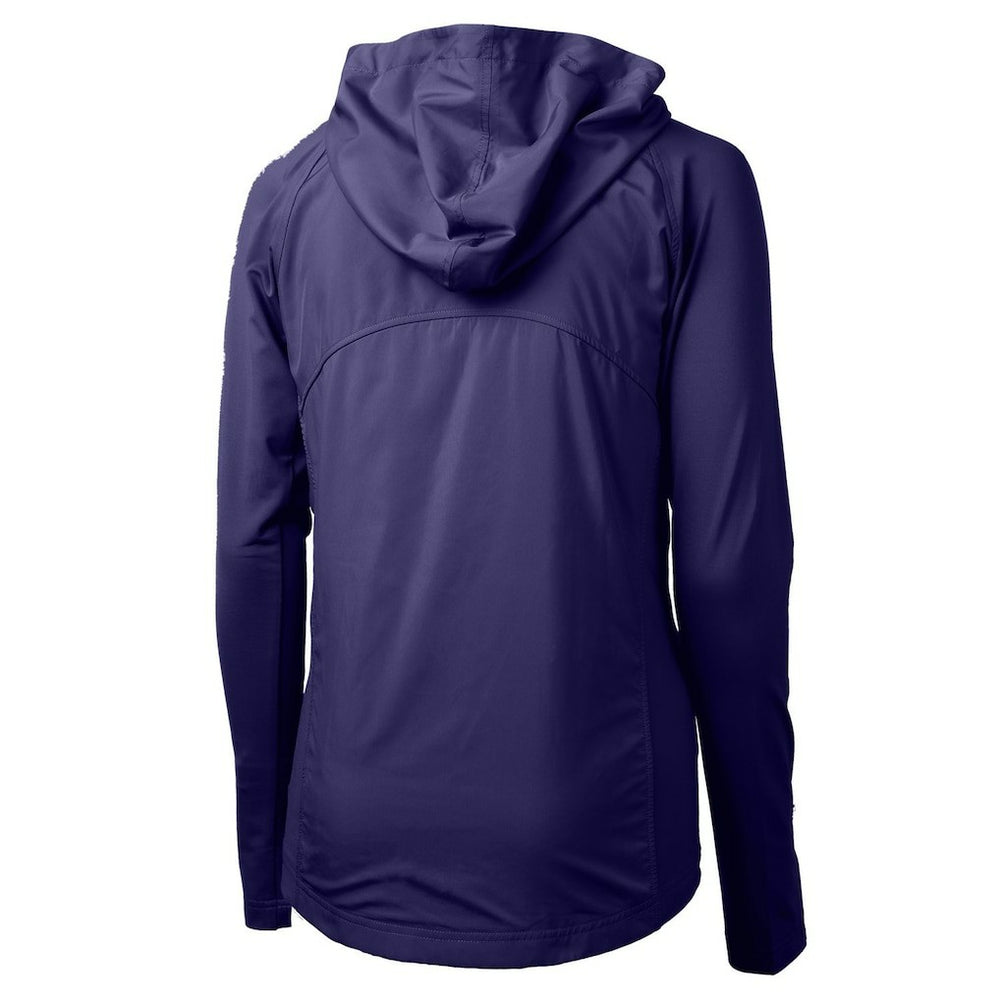Baltimore Ravens  Cutter & Buck Women's Adapt Eco Knit Hybrid Recycled Full-Zip Hoodie