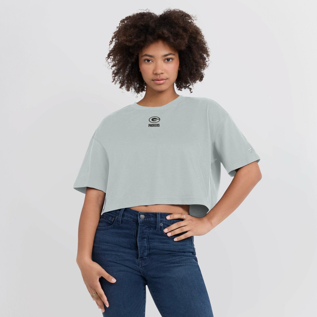 Green Bay Packers Fanatics Women's Elements Super Soft Boxy Cropped T-Shirt