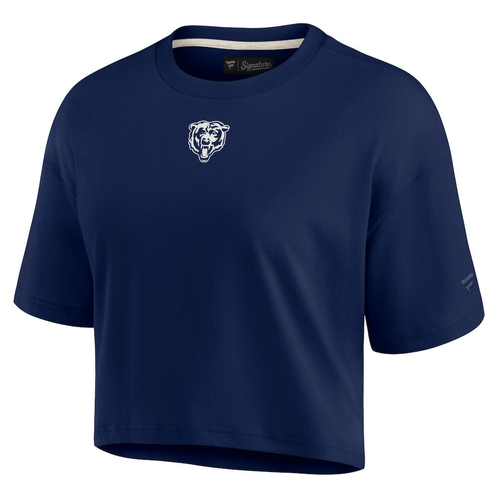 Chicago Bears Fanatics Women's Elements Super Soft Boxy Cropped T-Shirt