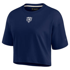 Chicago Bears Fanatics Women's Elements Super Soft Boxy Cropped T-Shirt