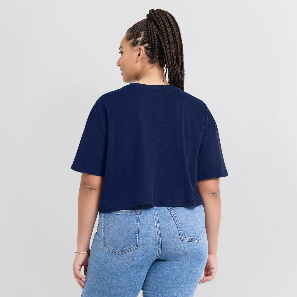 Chicago Bears Fanatics Women's Elements Super Soft Boxy Cropped T-Shirt