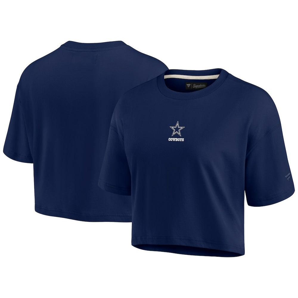Dallas Cowboys Fanatics Women's Elements Super Soft Boxy Cropped T-Shirt