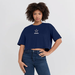 Dallas Cowboys Fanatics Women's Elements Super Soft Boxy Cropped T-Shirt