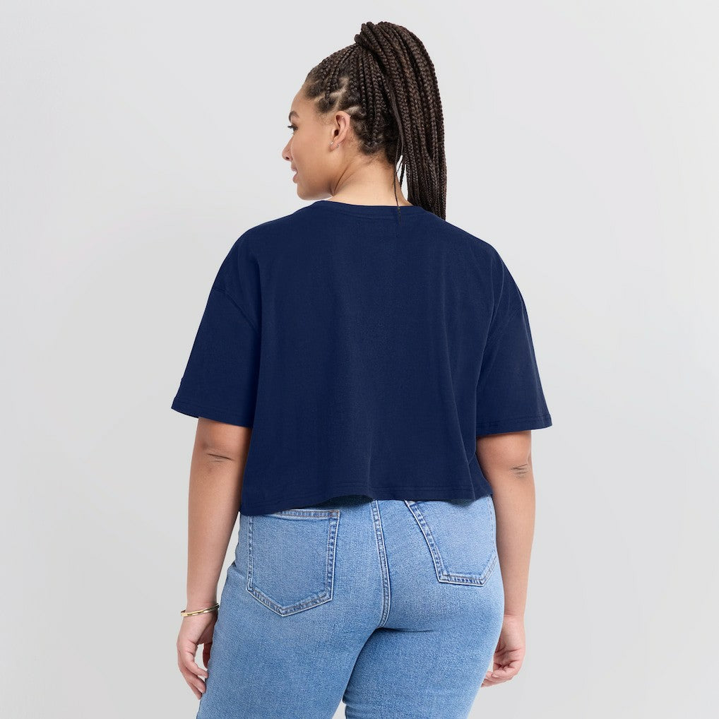 Dallas Cowboys Fanatics Women's Elements Super Soft Boxy Cropped T-Shirt