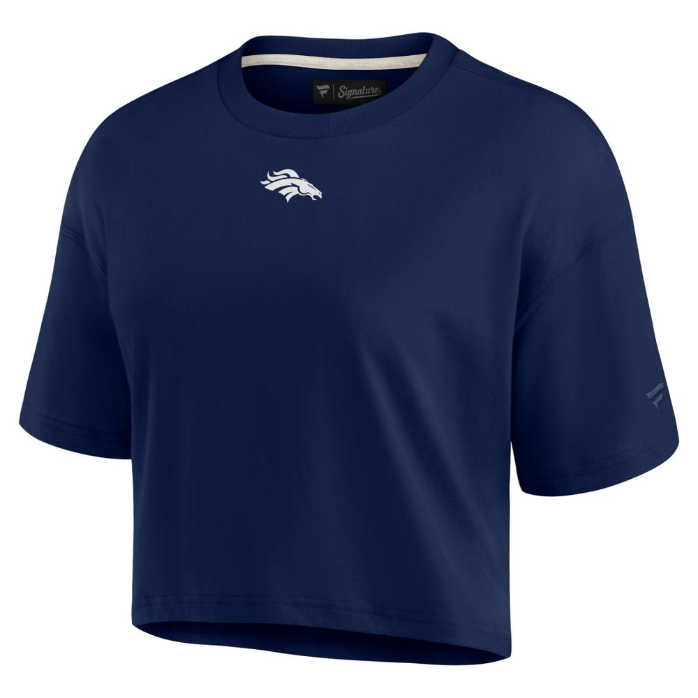 Denver Broncos Fanatics Women's Elements Super Soft Boxy Cropped T-Shirt