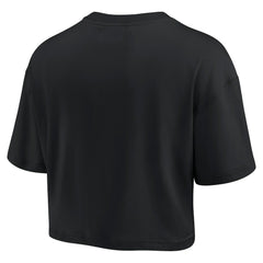 Las Vegas Raiders Fanatics Women's Elements Super Soft Boxy Cropped T-Shirt