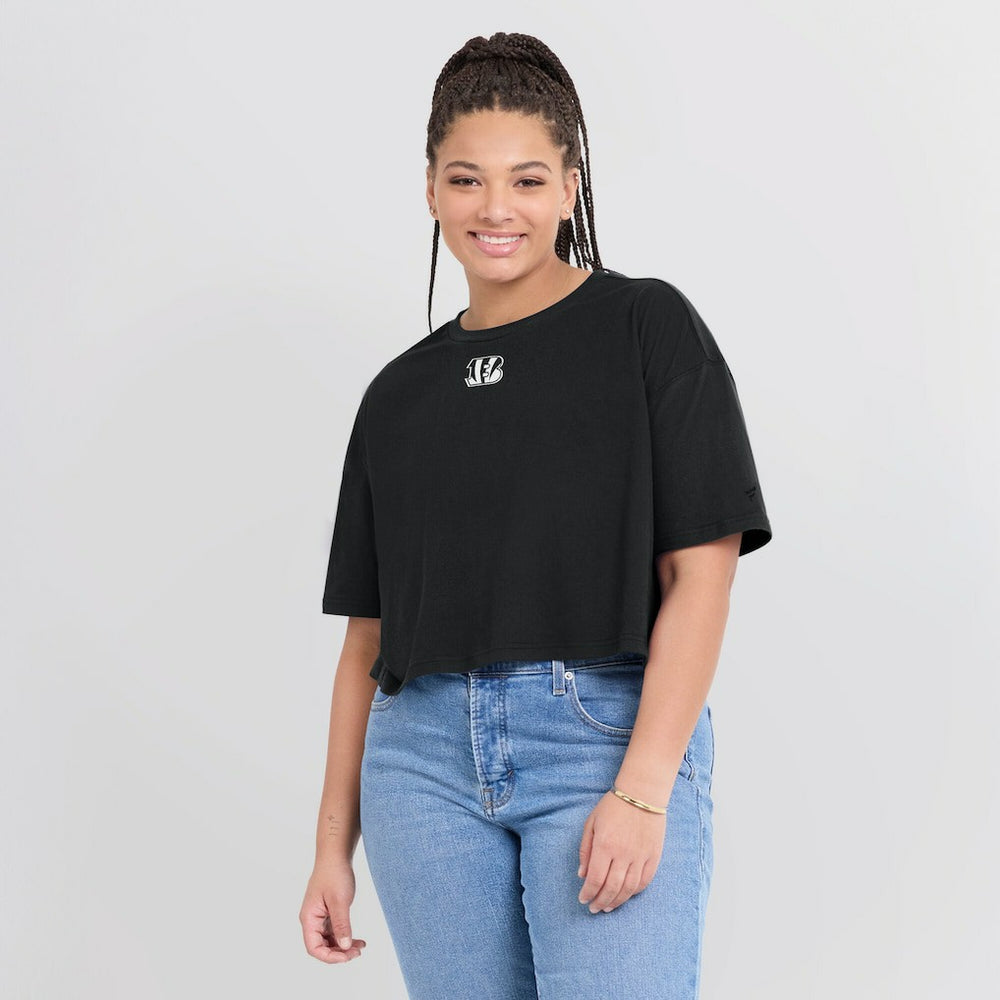 Cincinnati Bengals Fanatics Women's Elements Super Soft Boxy Cropped T-Shirt