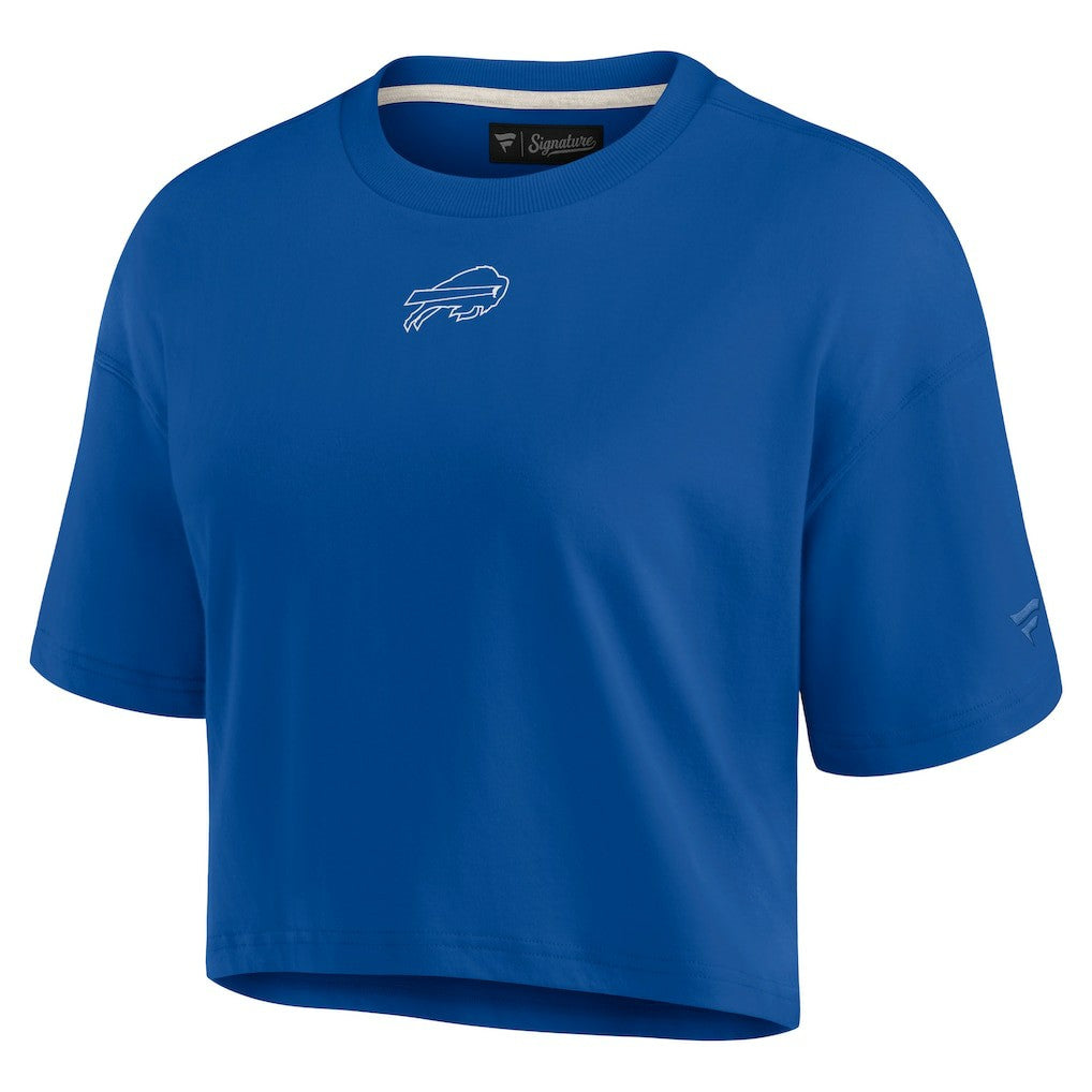 Buffalo Bills Fanatics Women's Elements Super Soft Boxy Cropped T-Shirt