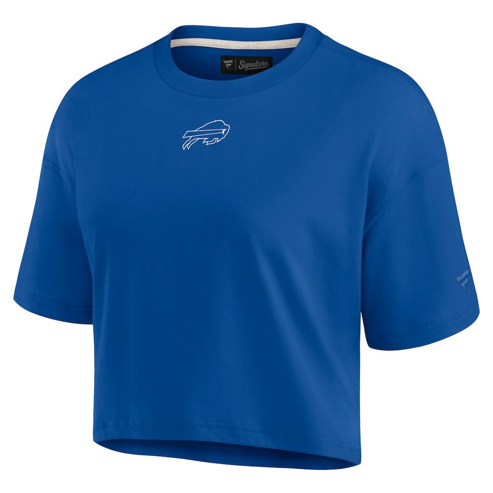 Buffalo Bills Fanatics Women's Elements Super Soft Boxy Cropped T-Shirt