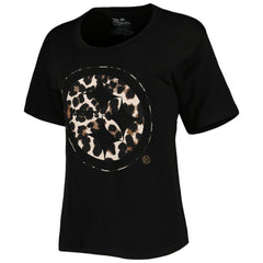Pittsburgh Steelers  T.J. Watt  Majestic Threads Women's Leopard Player Name & Number T-Shirt