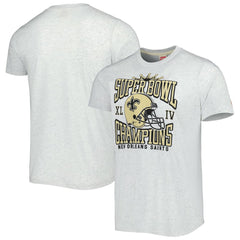 New Orleans Saints  Homage Champs Hyper Local Tri-Blend T-Shirt