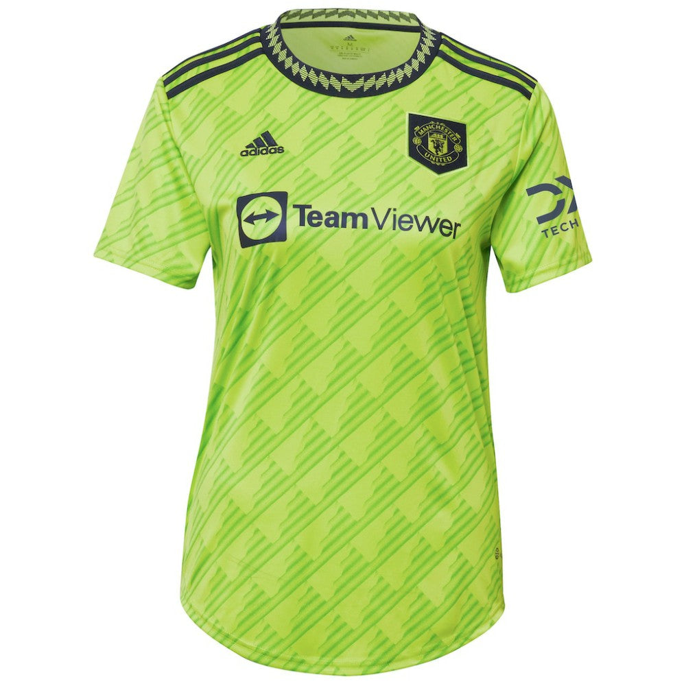Scott McTominay Manchester United Women's 2022/23 Third Replica Player Jersey Neon Green - Adidas