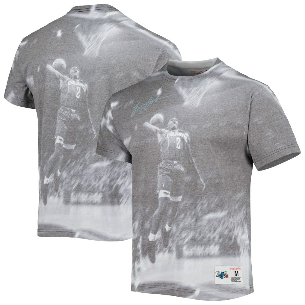Larry Johnson Charlotte Hornets Above The Rim T-Shirt Discount