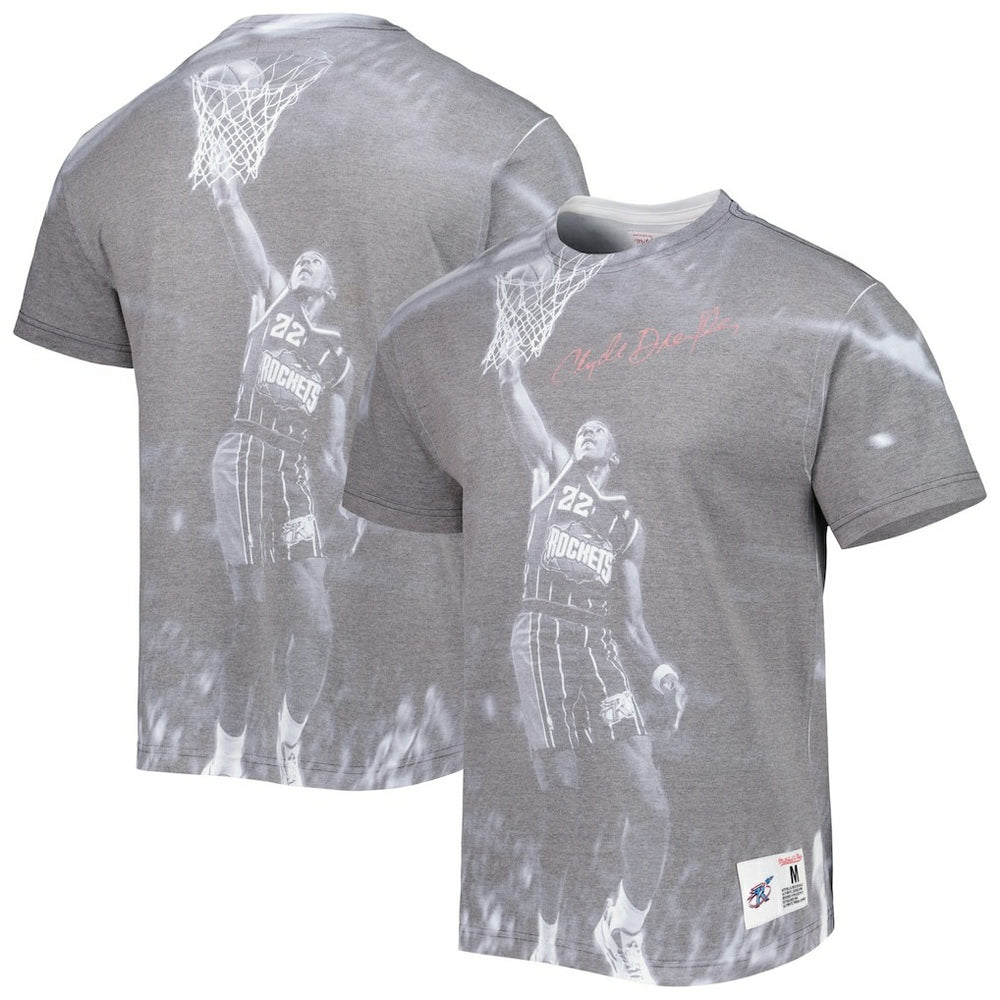 Clyde Drexler Houston Rockets Above The Rim T-Shirt Discount
