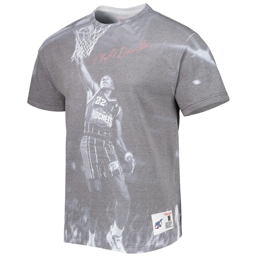 Clyde Drexler Houston Rockets Above The Rim T-Shirt Discount