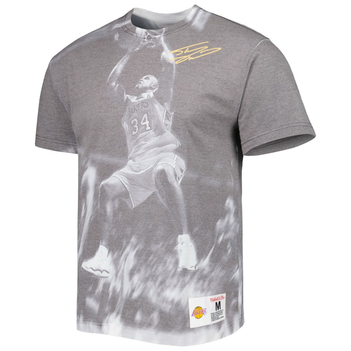 Shaquille O'Neal Los Angeles Lakers Above The Rim T-Shirt Outlet