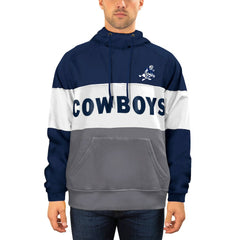 Dallas Cowboys New Era Fleece Retro Joe Pullover Hoodie
