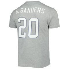 Detroit Lions Mitchell & Ness Barry Sanders  Retired Player Logo Name & Number T-Shirt