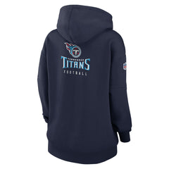 Tennessee Titans Nike Women's 2023 Sideline Club Fleece Pullover Hoodie