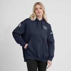 Tennessee Titans Nike Women's 2023 Sideline Club Fleece Pullover Hoodie