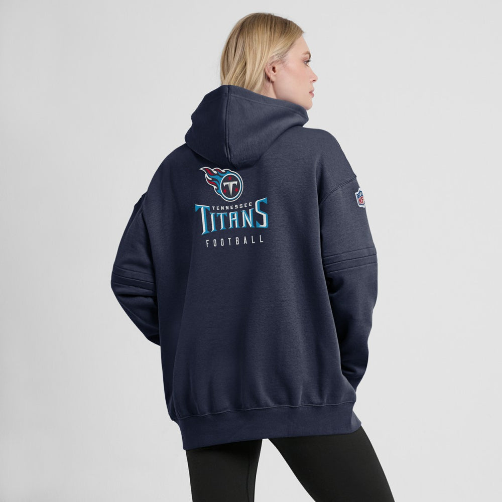 Tennessee Titans Nike Women's 2023 Sideline Club Fleece Pullover Hoodie