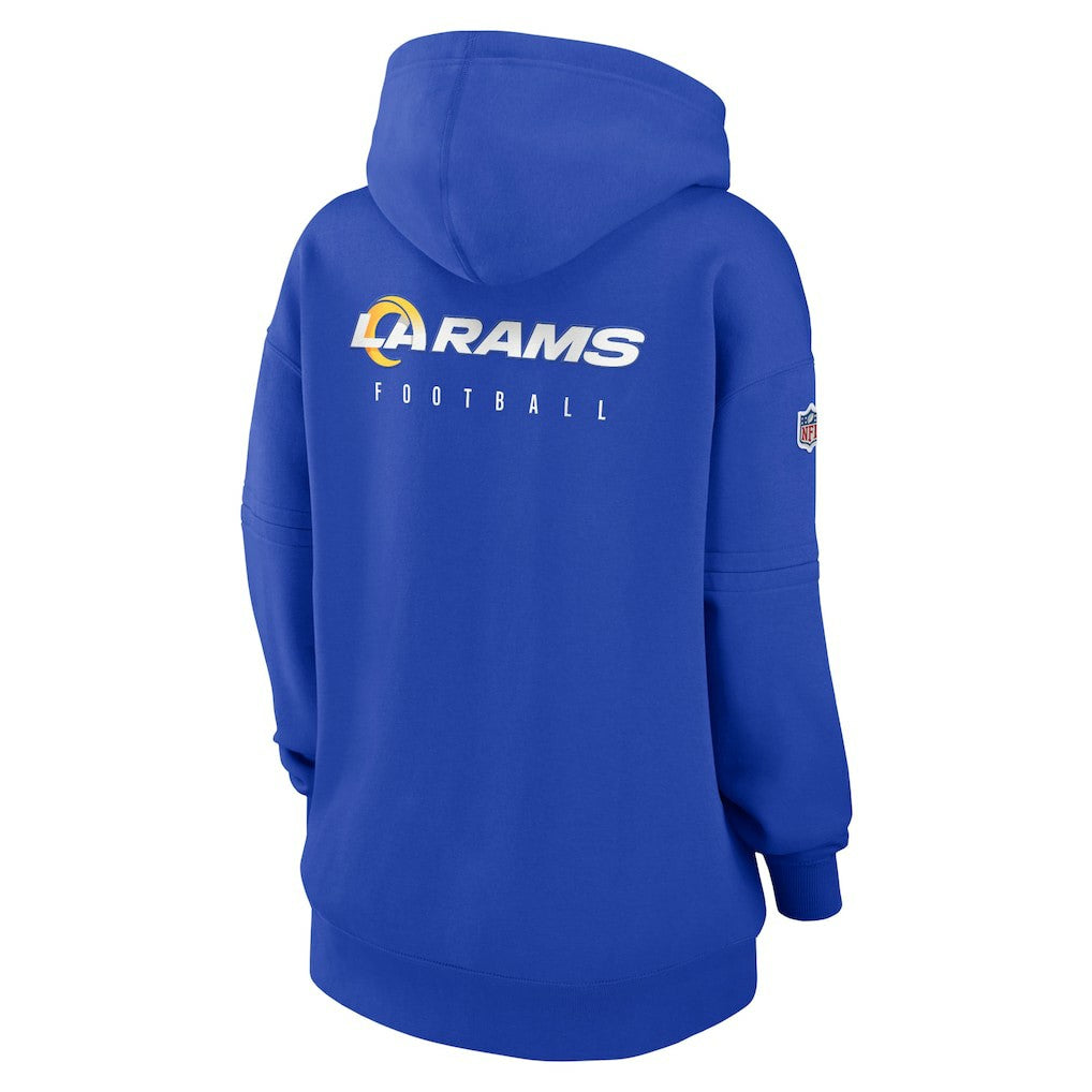 Los Angeles Rams Nike Women's 2023 Sideline Club Fleece Pullover Hoodie