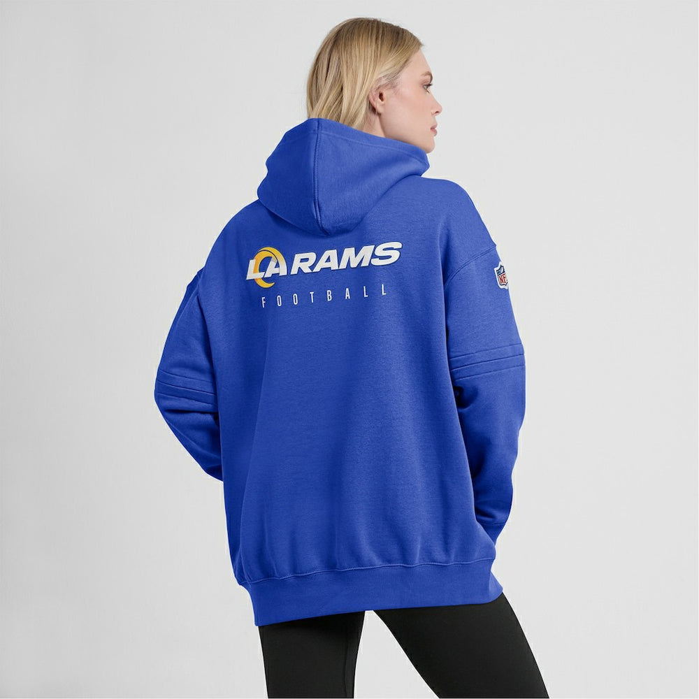 Los Angeles Rams Nike Women's 2023 Sideline Club Fleece Pullover Hoodie