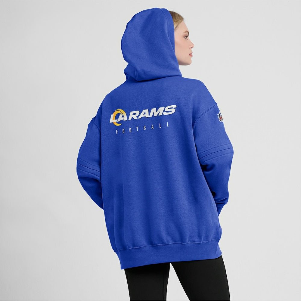 Los Angeles Rams Nike Women's 2023 Sideline Club Fleece Pullover Hoodie