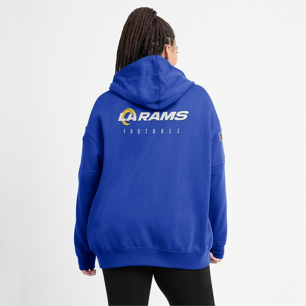 Los Angeles Rams Nike Women's 2023 Sideline Club Fleece Pullover Hoodie